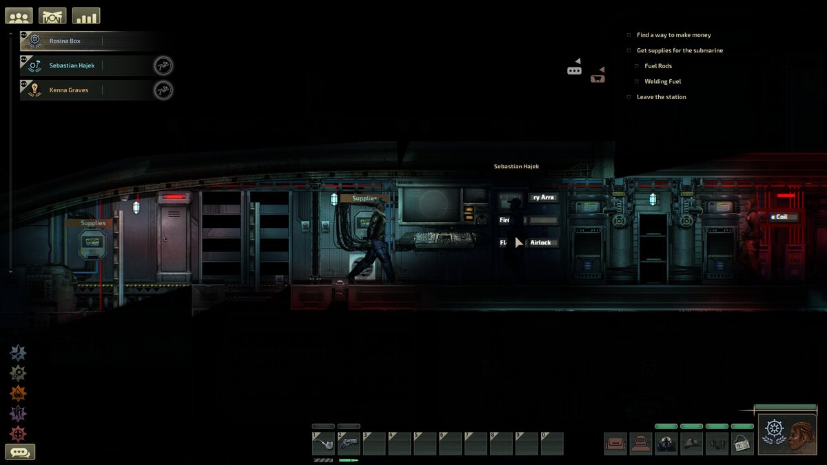 Что внутри подлодки, что снаружи – нас повсюду ожидают либо полутемные помещения, либо сплошная темнота