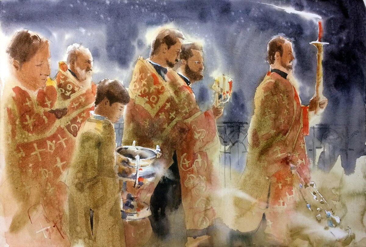 акварель из инетрнета