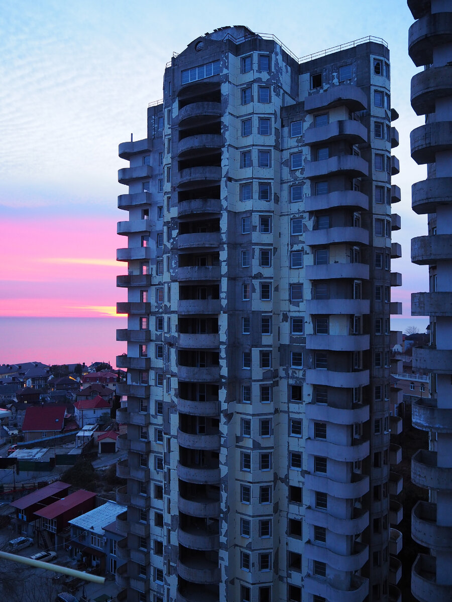 Вид из окна первой квартиры. 