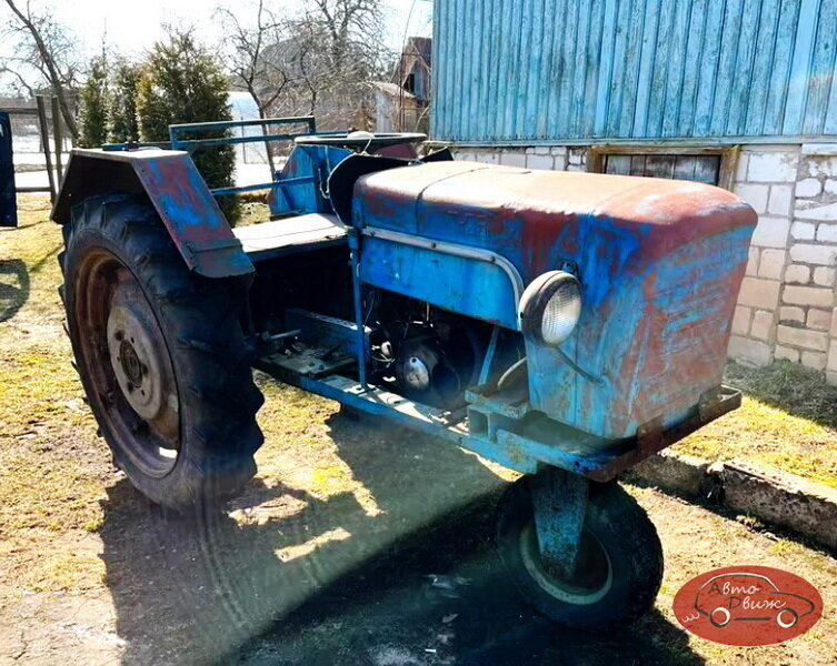Самодельный трактор из «Запорожца» собранный 25 лет назад