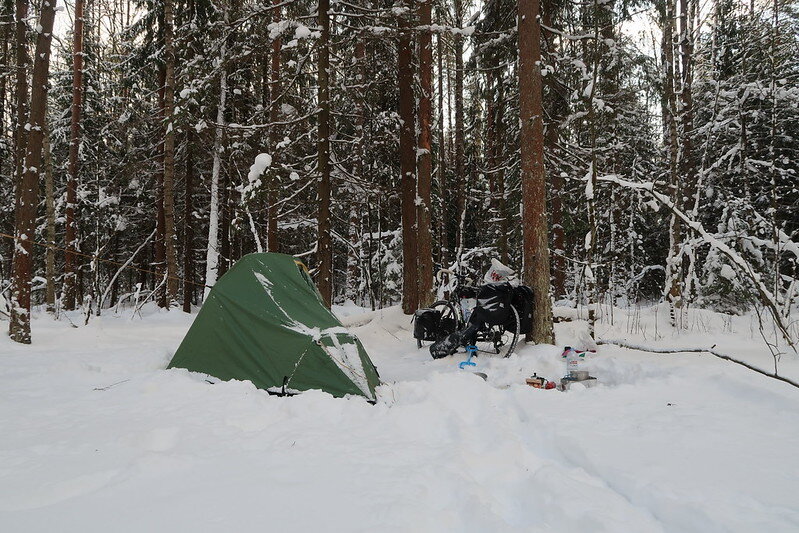 Где спал Хенк. Фото: Henk van Dillen