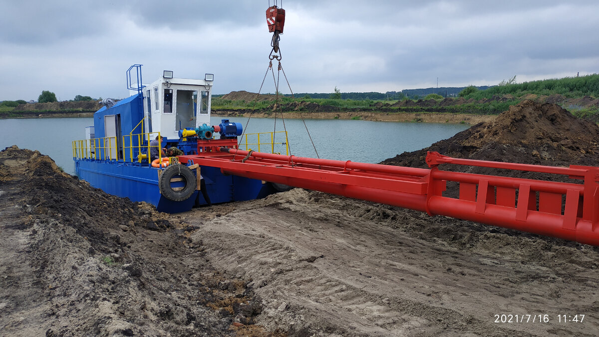 Преимущества использования земснарядов для очистки рек и водоемов. |  