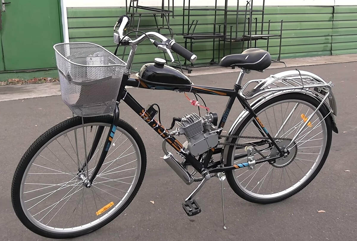 Велосипед STELS Navigator-300 Gent 28" с установленным веломотором 100