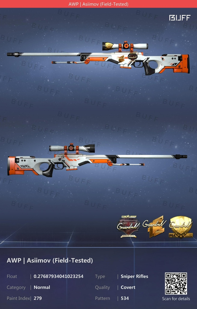     «AWP | Азимов» от GuardiaN