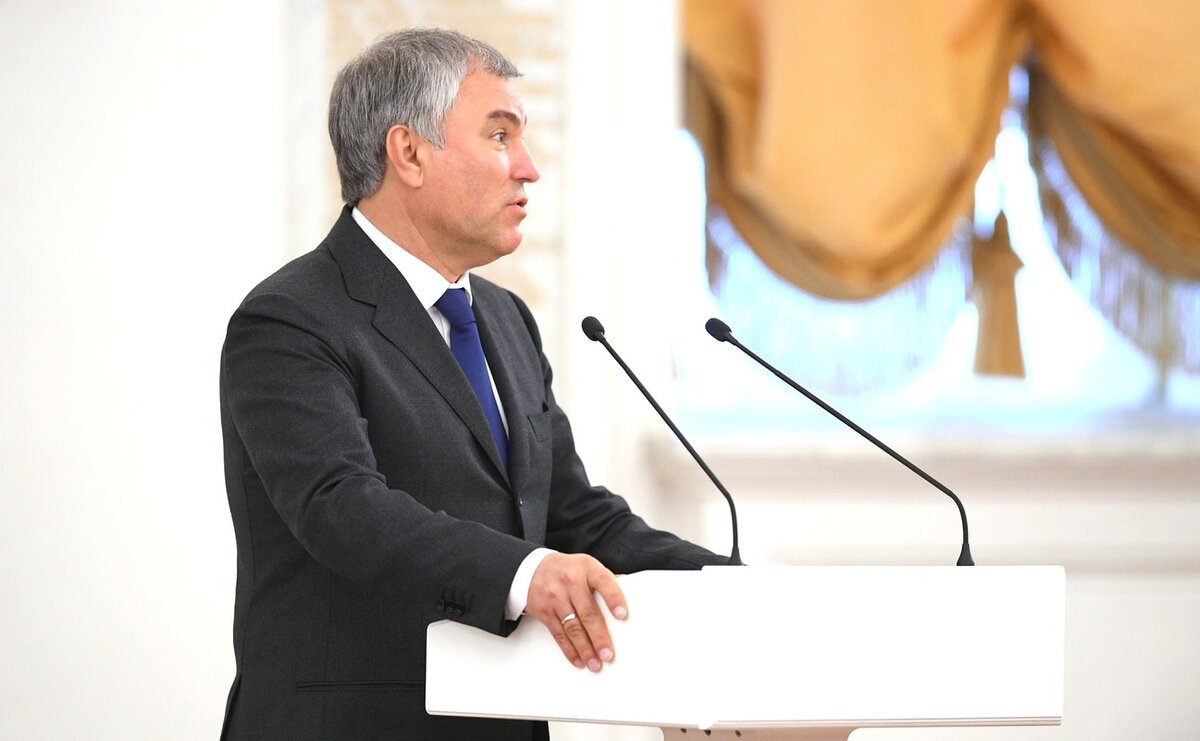 Вячеслав Володин рассказал про три новых закона, вступающих в силу в мае.  Фото: © Kremlin Pool / Global Look Press / globallookpress.com