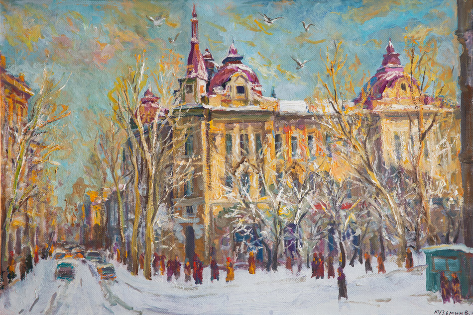 Картины местного художника. Художник Vladimir Fechyk. Самарский художник Глинский.