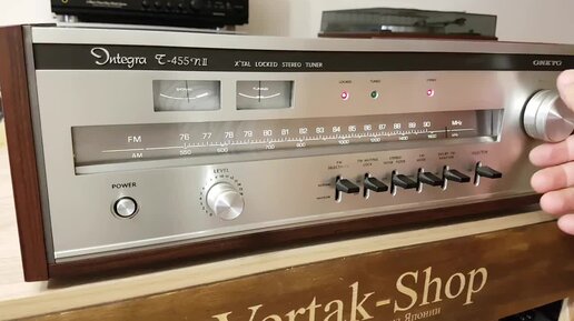 ONKYO INTEGRA T-455NII ステレオチューナー - ラジオ・コンポ