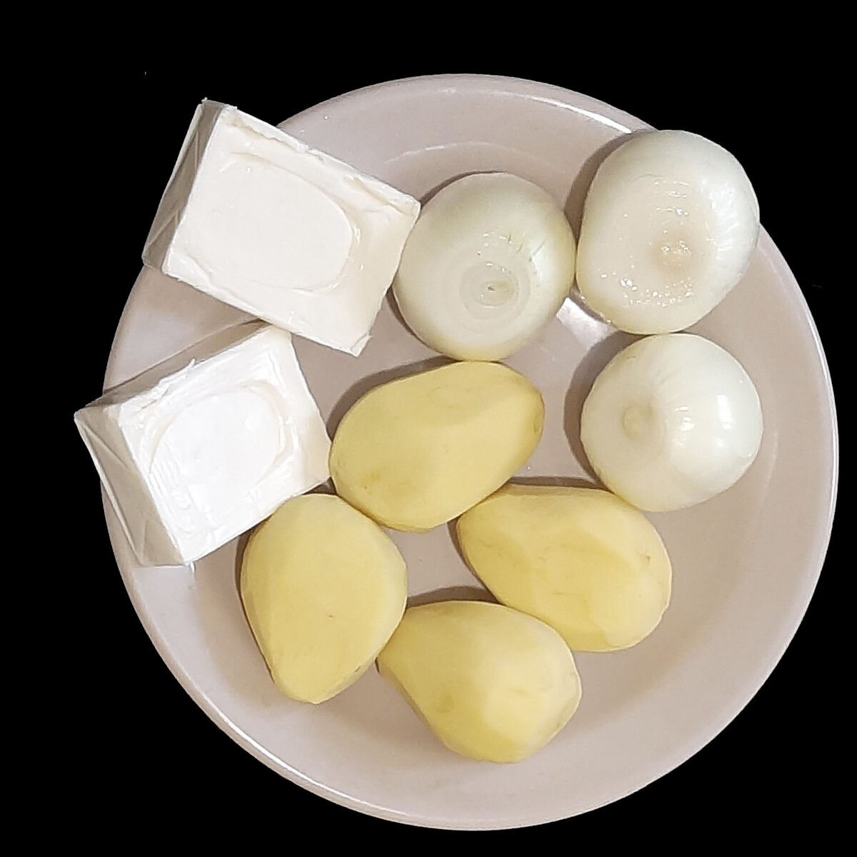 Если у вас нет весов, я сделал фото продуктов, чтобы вы приблизительно понимали сколько ингредиентов понадобиться.