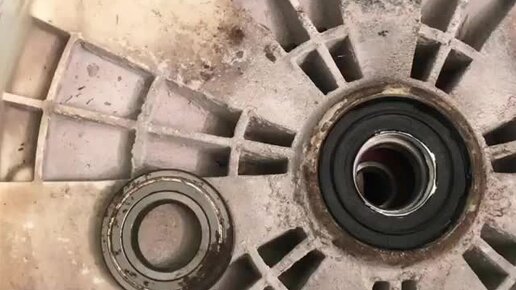 Замена подшипников в стиральной машине Whirlpool с вертикальной загрузкой #washi