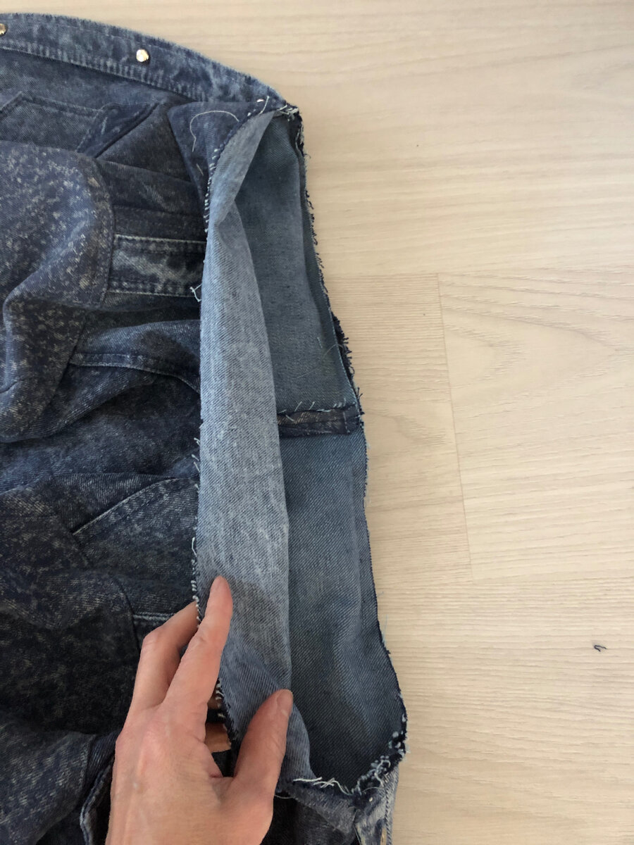 Женская джинсовая куртка своими руками. 4. Пошив: планки, воротник, пояс, фурнитура