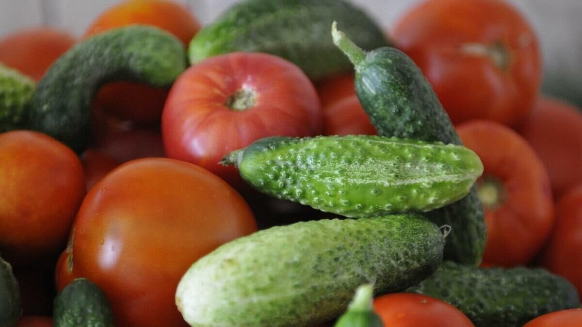    Огурцы и помидоры© Globallookpress Pravda Komsomolskaya