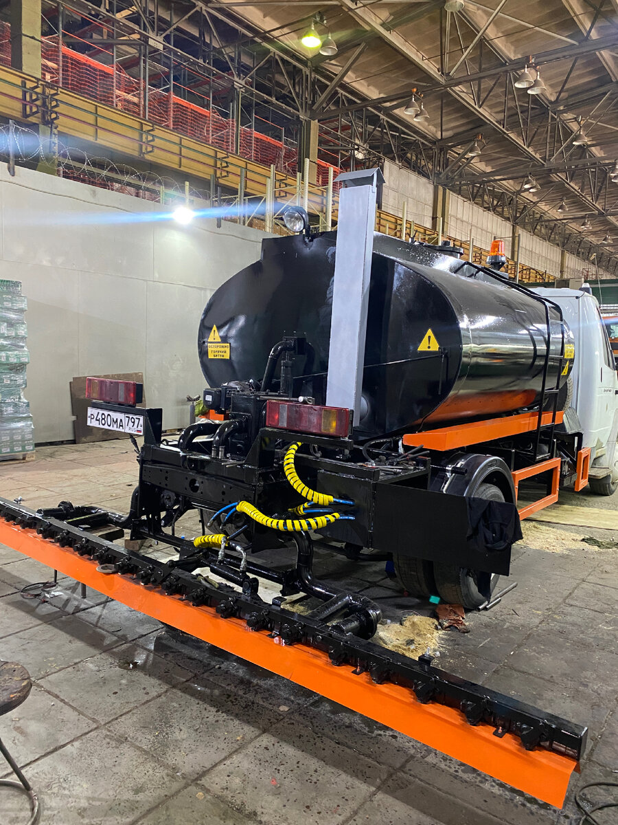 Ширина розлива до 4м