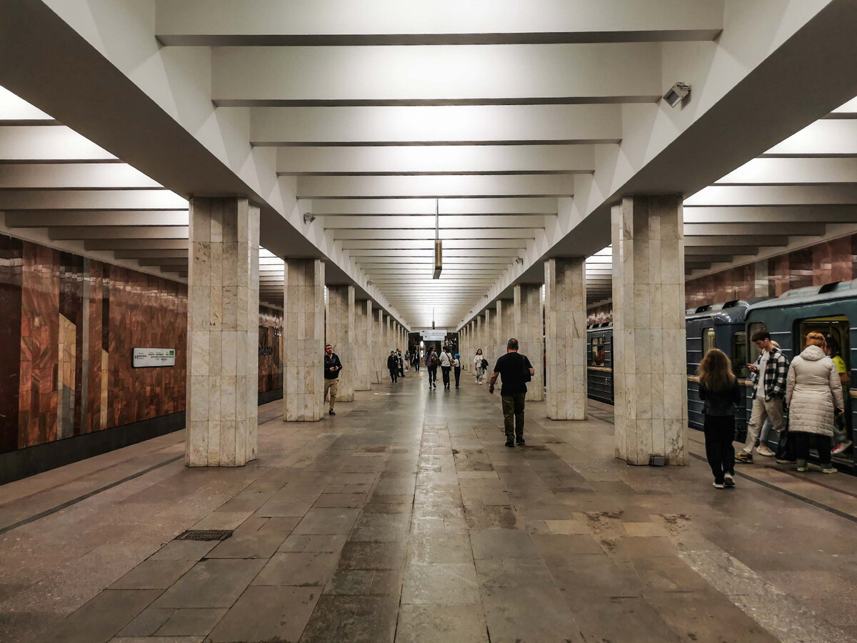 Панорама станции "Царицыно".