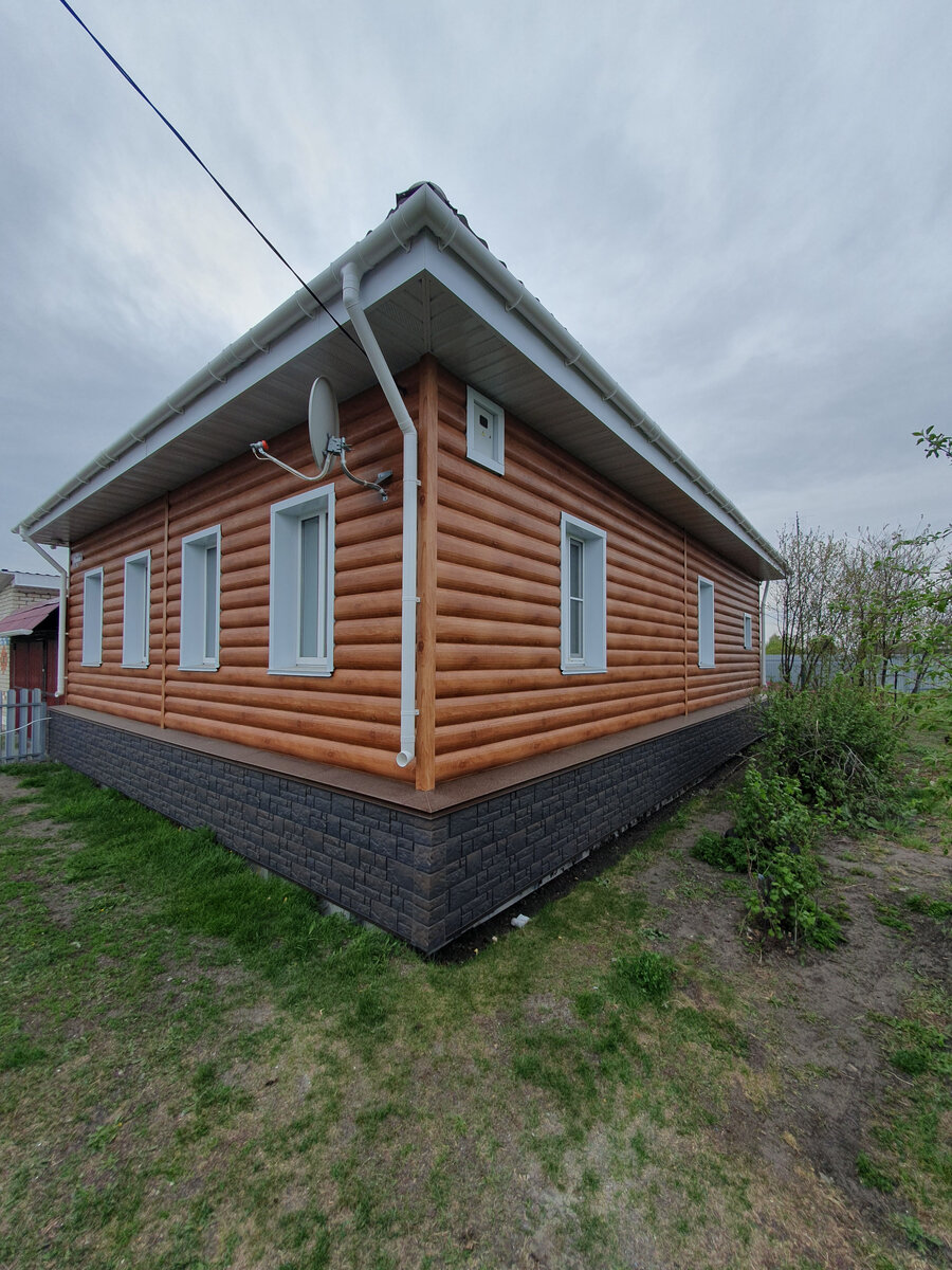 сайдинг " одноволновый венец строганный"