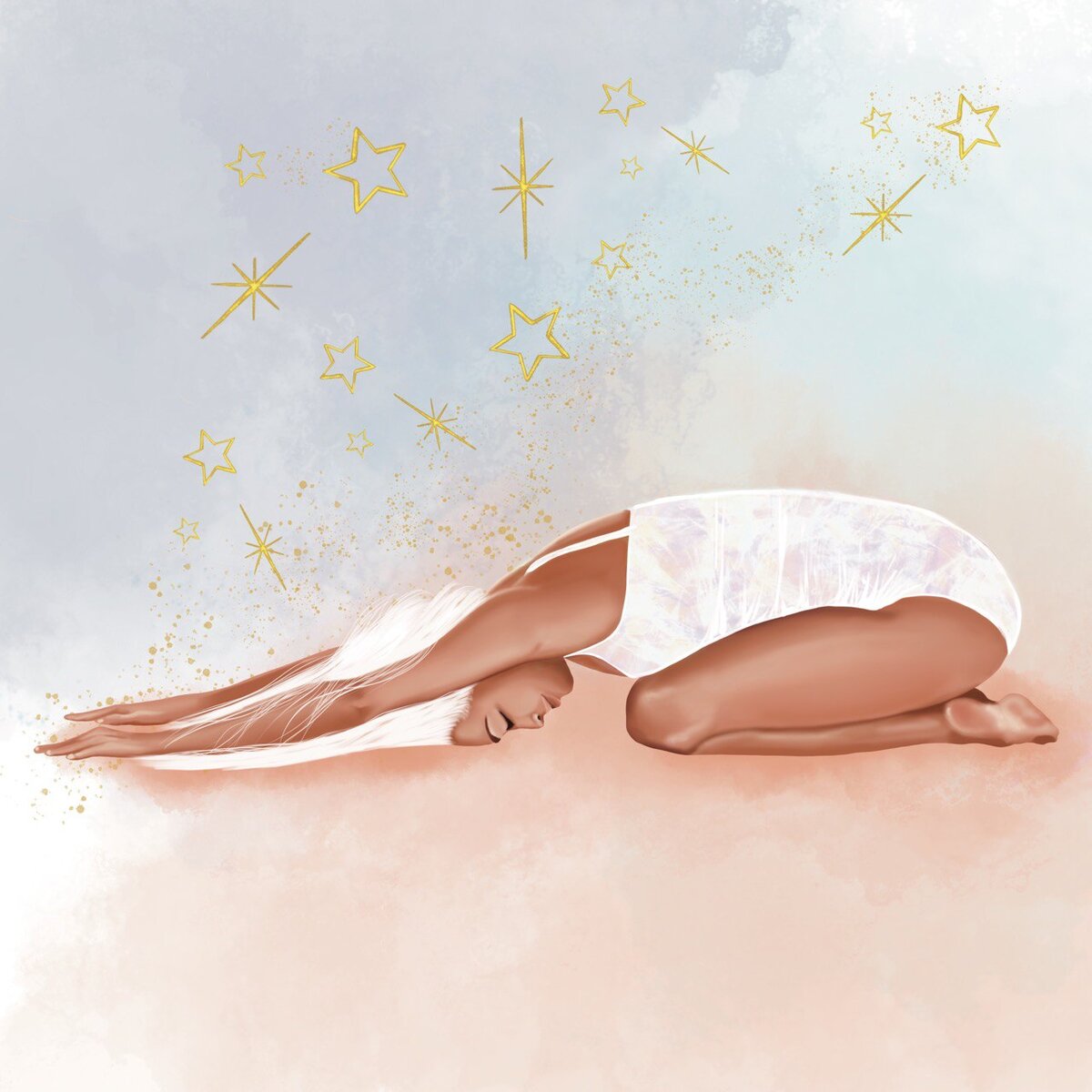 Баласана - поза ребенка