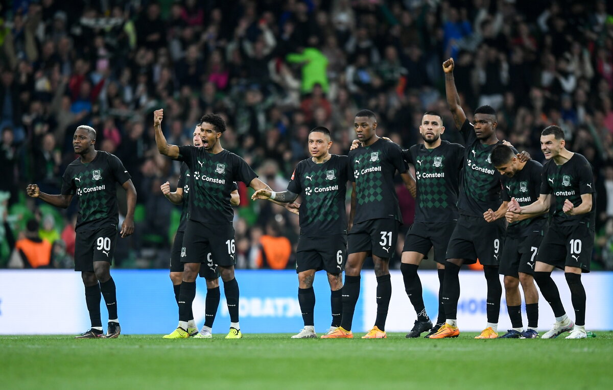    Игроки "Краснодара"  Степан Ноздрев/ТАСС