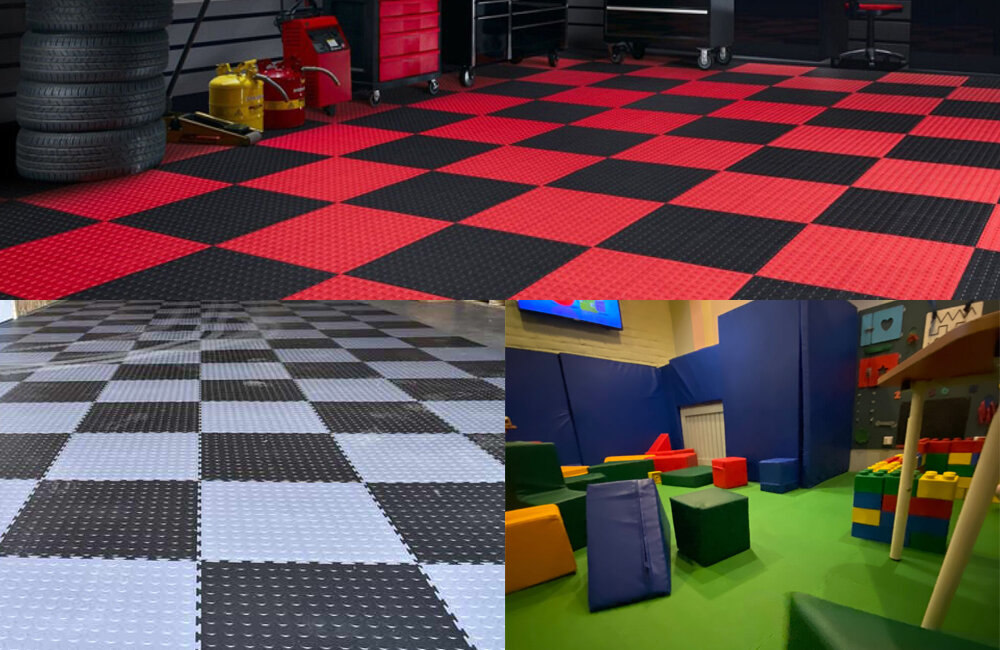 Модульное покрытие в фирменных цветах