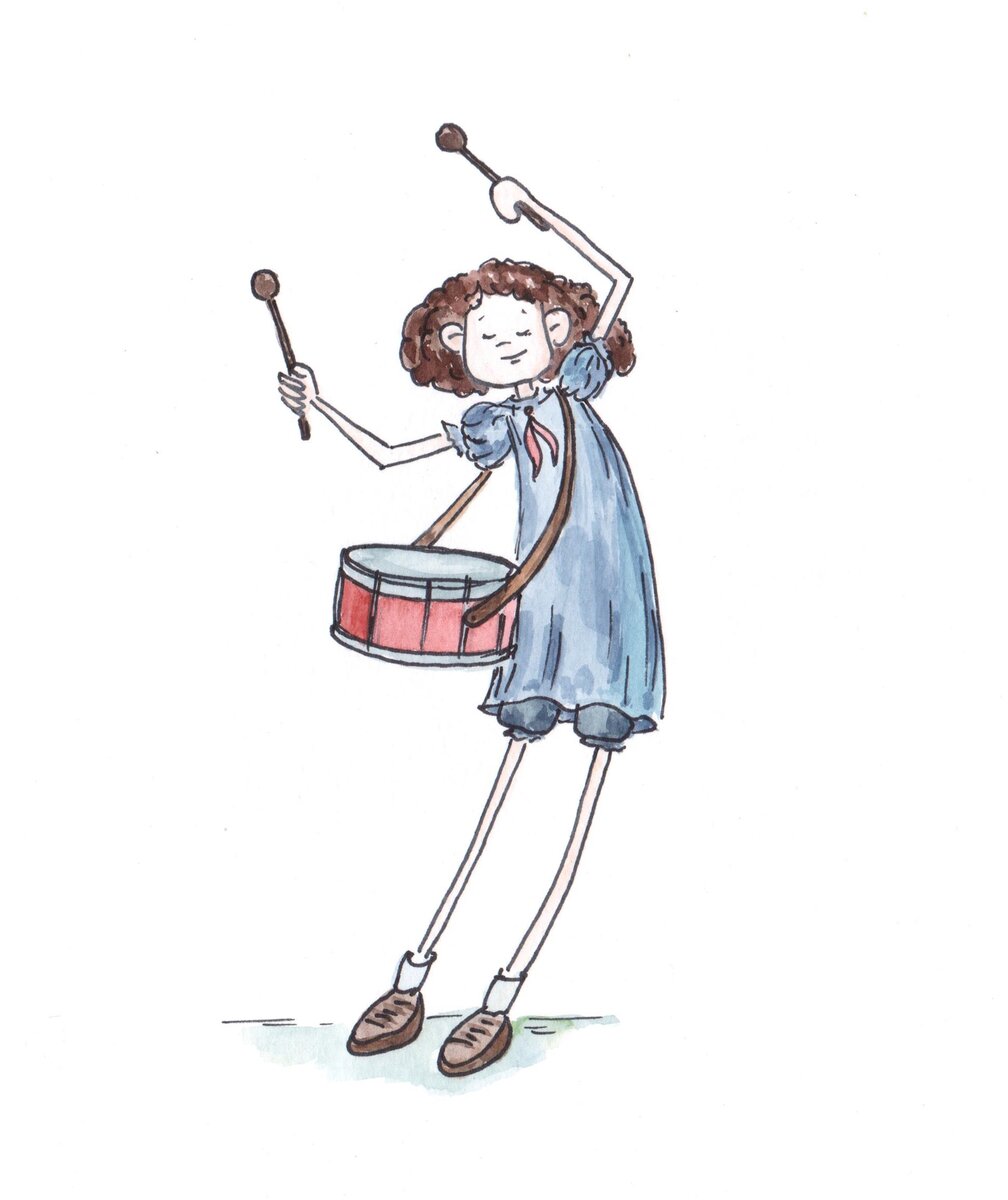 ...и барабан на шею!