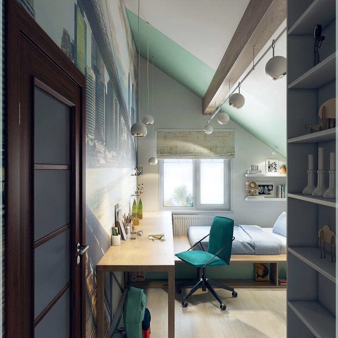 Проект "Дом в экостиле", Санкт-Петербург. Детская