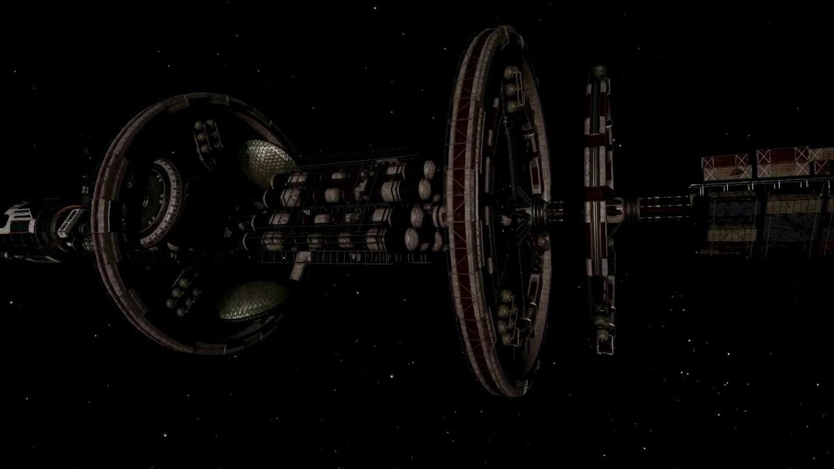 Вполне себе корабль поколений из какой-то игры...