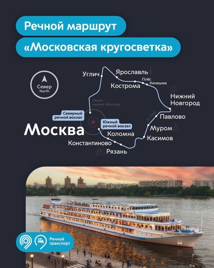 Московская кругосветка карта