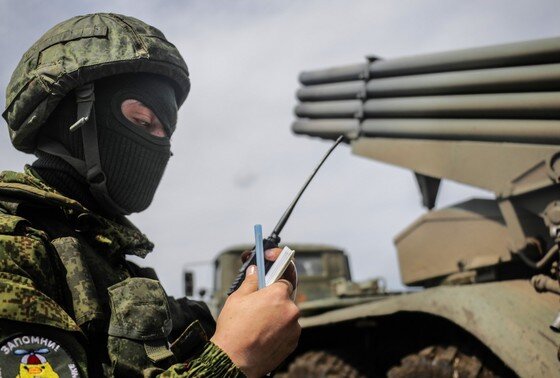    Военнослужащий ВС РФ в зоне проведения СВО
