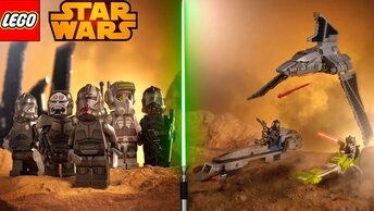 ЛЕГО Звёздные Войны и Даник - Сборник лучших серий про КОСМИЧЕСКИЕ КОРАБЛИ Lego Star Wars
