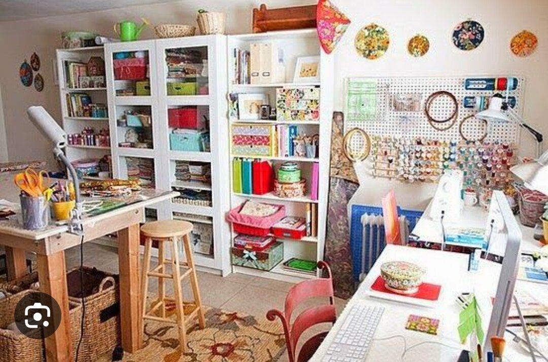 Идеальное место для рукоделия - отдельный кабинет
