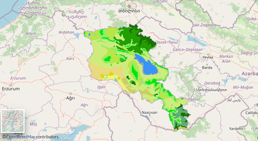 Карта армении на 2030 год