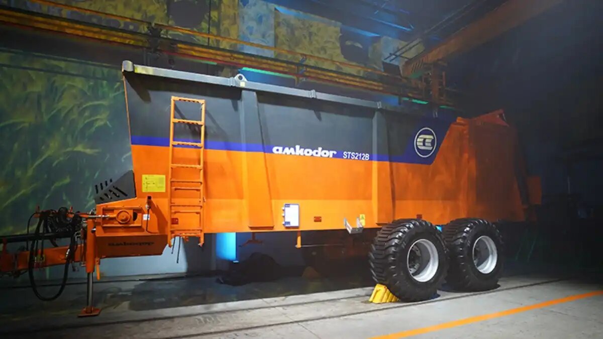 Фото: amkodor.by Разбрасыватель твердых органических удобрений AMKODOR STS212B