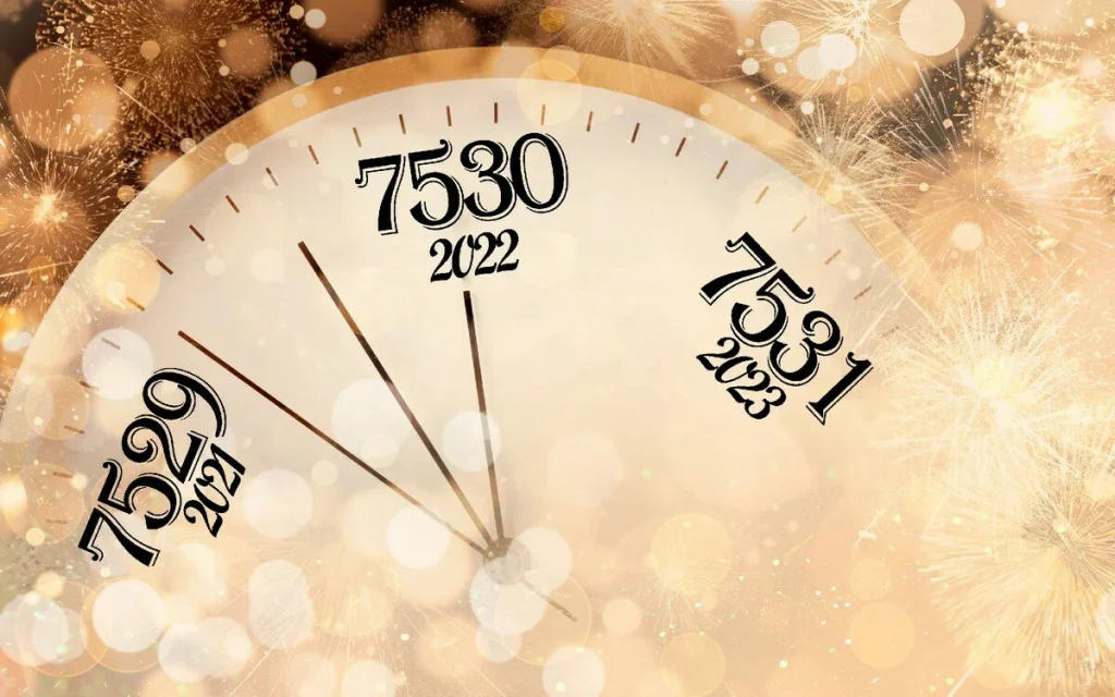 Идёт 7531-й год от сотворения мира. Взято из интернета