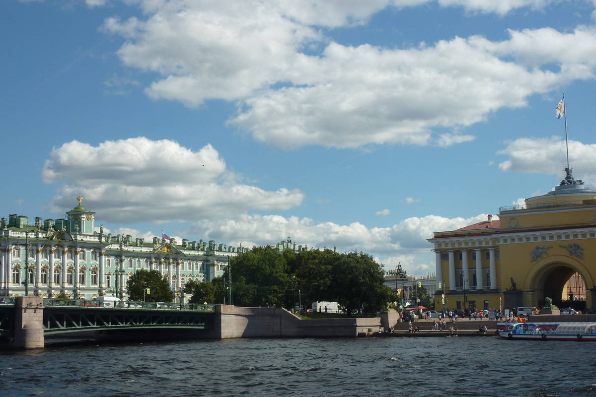 Дворцовый мост, Зимний дворец, Адмиралтейство