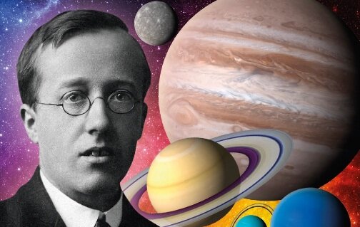 Холст и планеты. Коллаж отсюда: https://www.skyatnightmagazine.com/space-science/gustav-holst-the-planets-making-of-masterpiece/