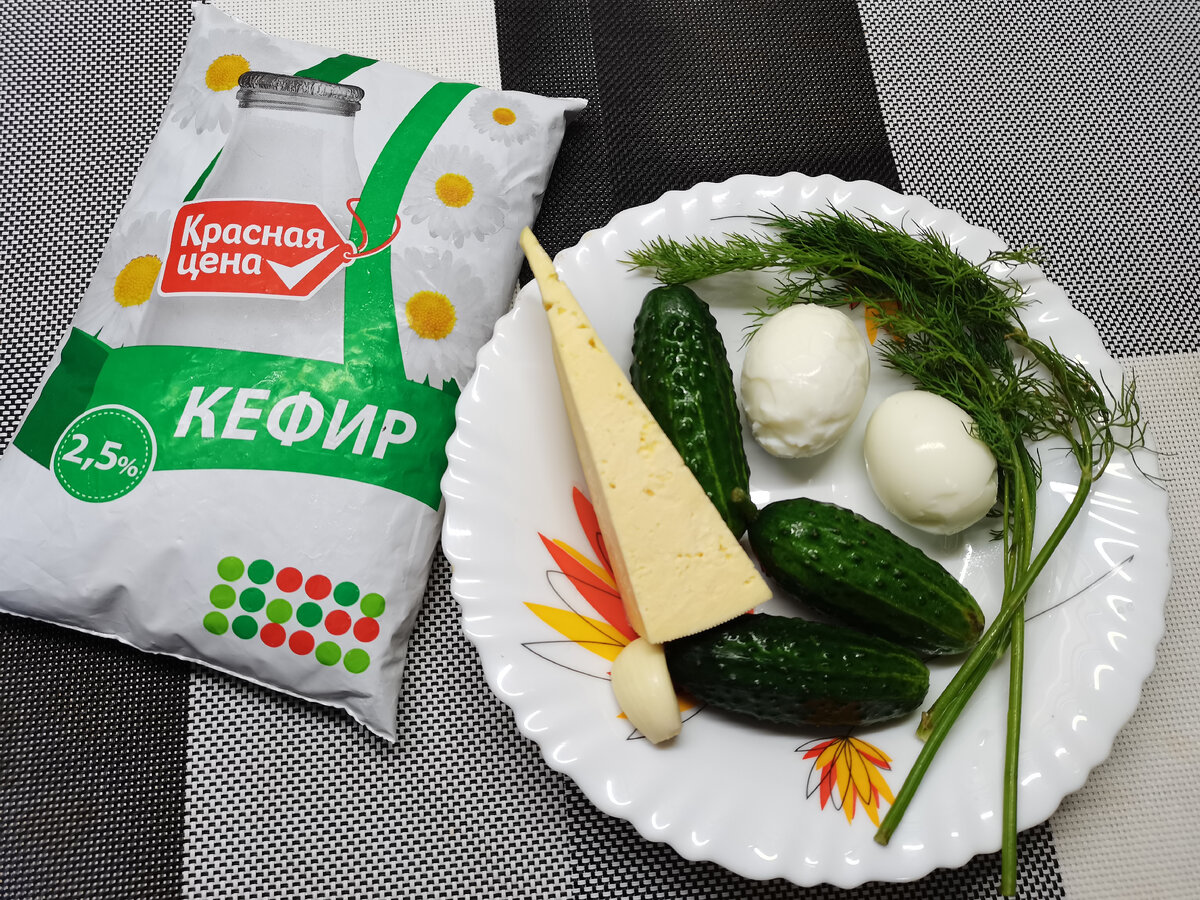 Суп на кефире. Фото автора