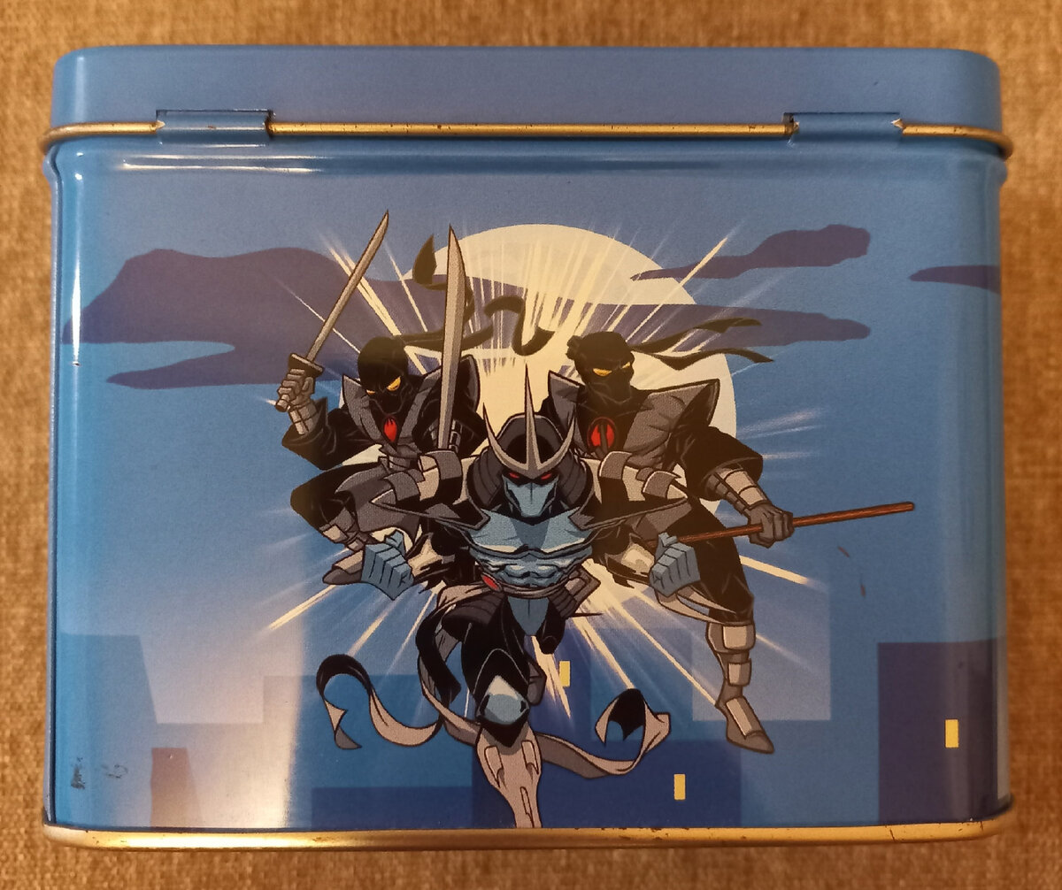 Сундучок для карточек «Черепашки-ниндзя. Боевая четверка». Оборотная сторона