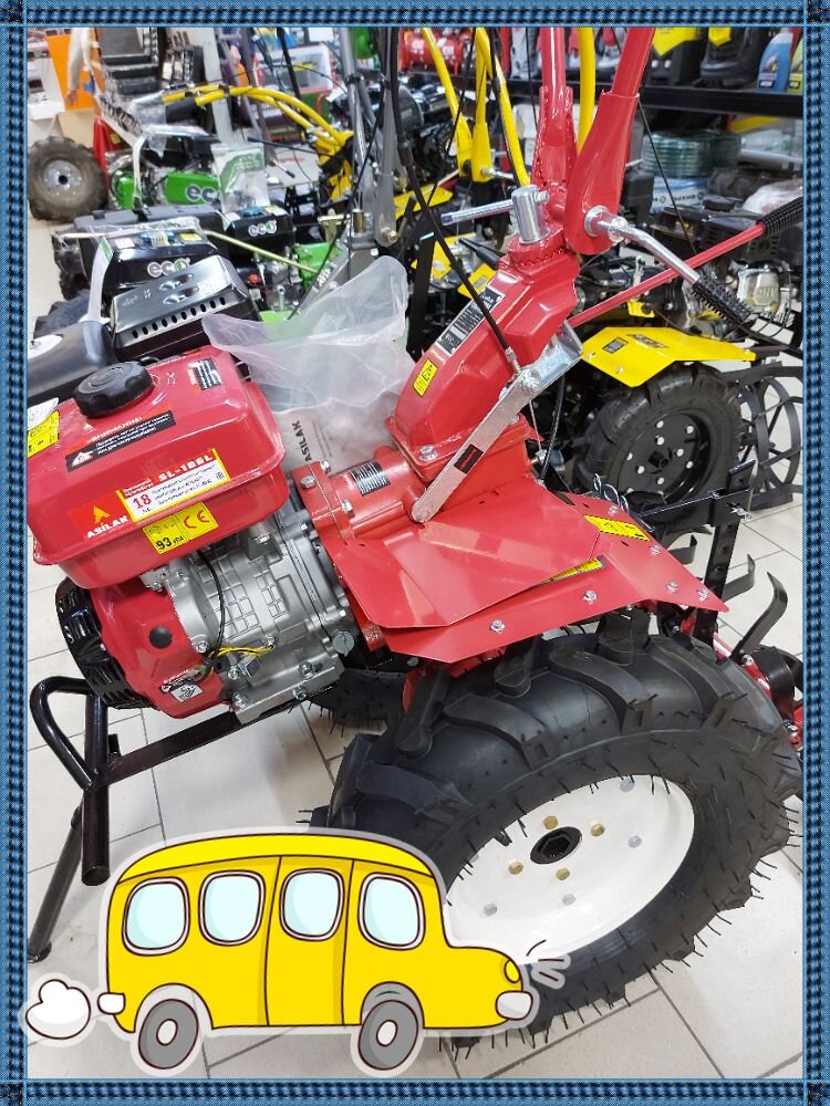 Мощный и тяжёлый мотоблок