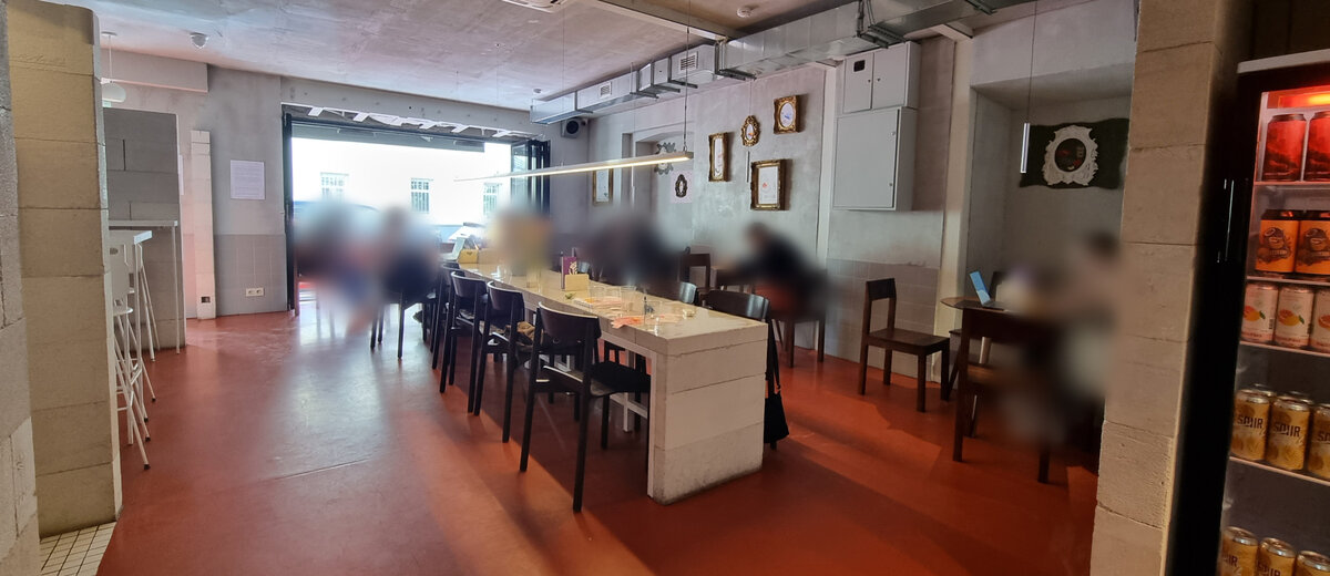 "Скрепка", интерьер