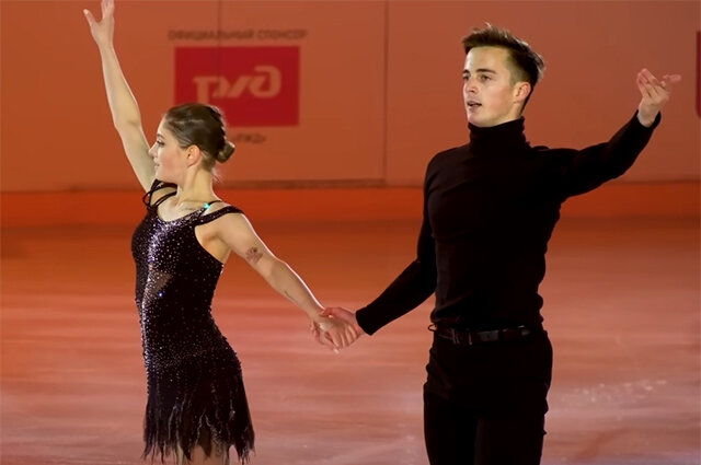    Алена Косторная и Георгий Куница. Фото: кадр видео