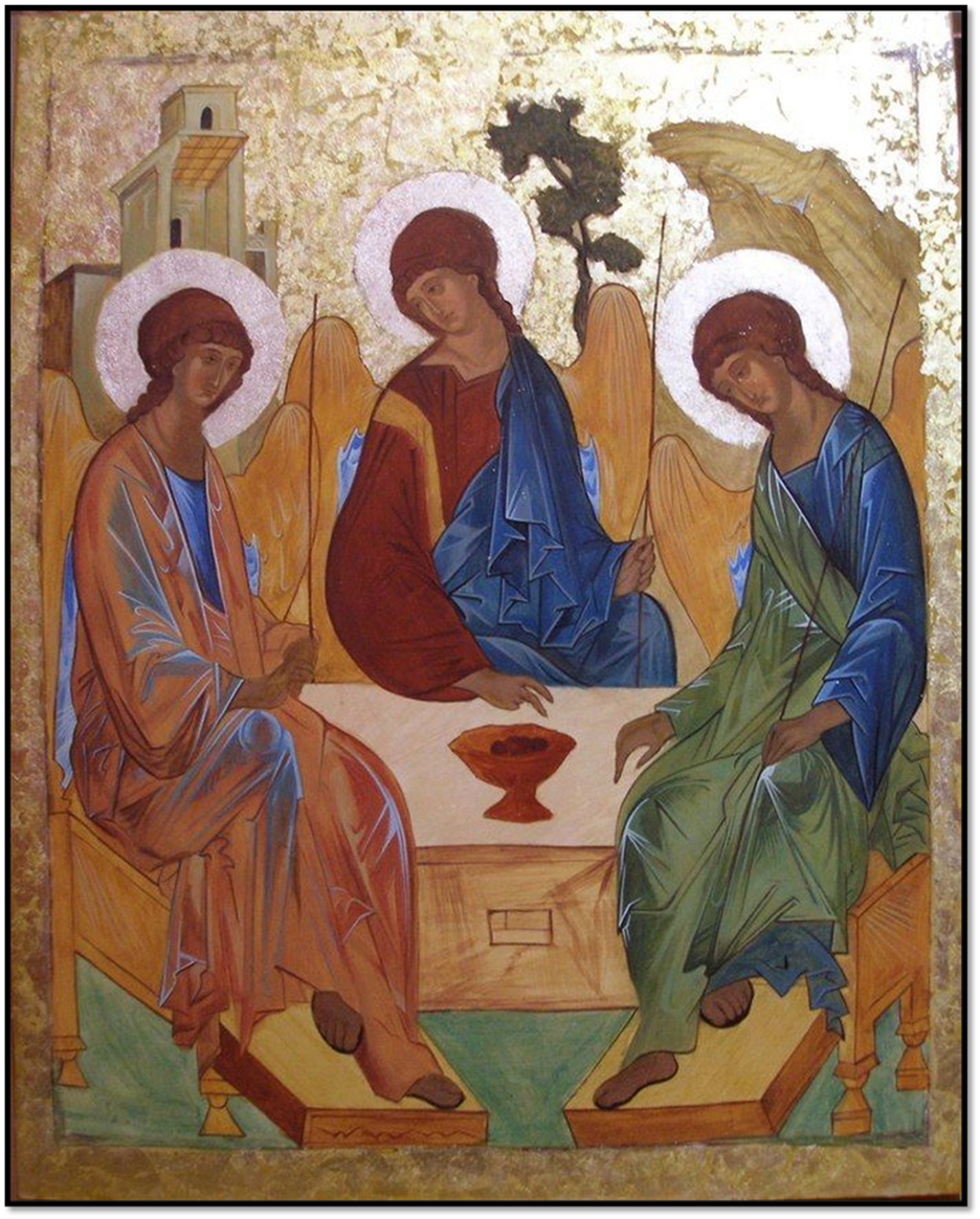 преподобный Андрей Рублев "Святая Троица", XV век