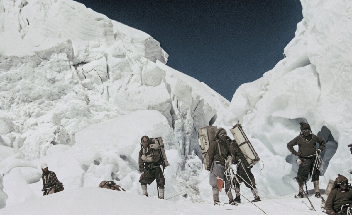 Восхождение безымянного бога 95. Хиллари Эверест 1953. Первое восхождение на Эверест 1953.