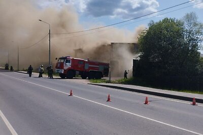    Пожар в Волоколамском округе ©Официальный телеграм-канал Прокуратуры Московской области