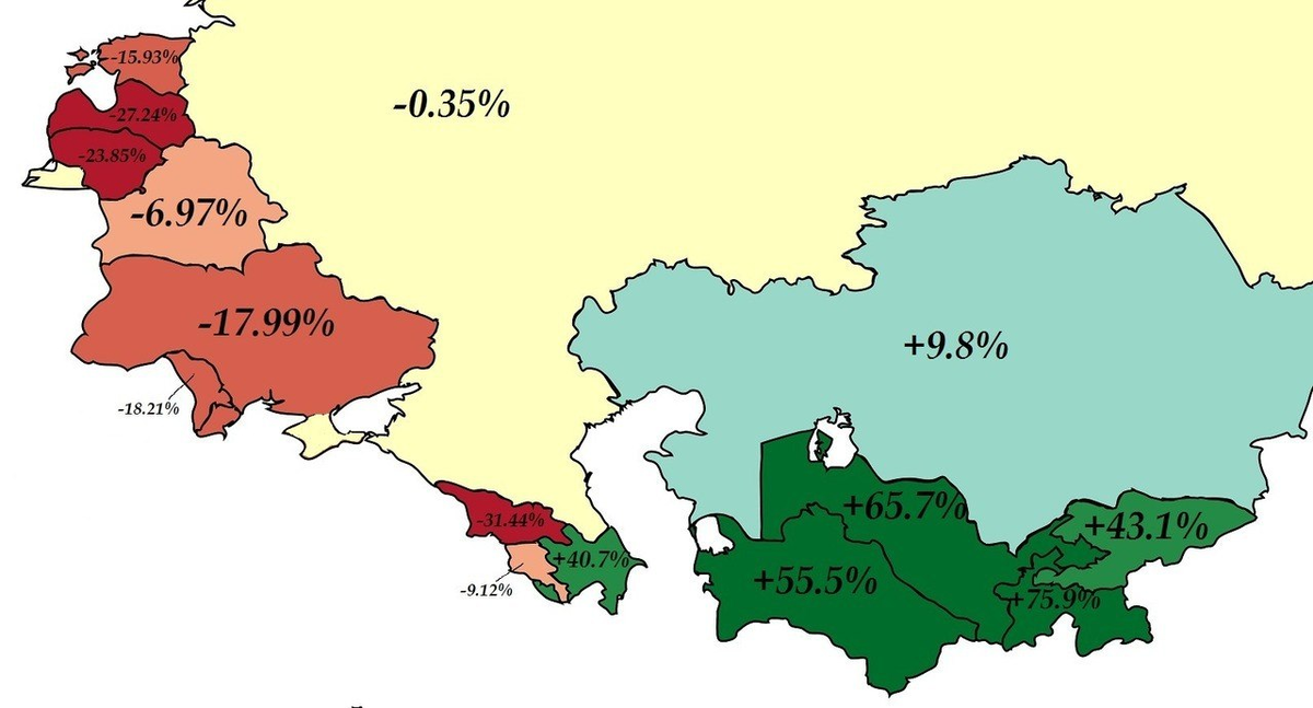 Население ссср карта