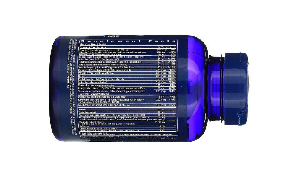 Пример хорошего состава комплекса витаминов и минералов
