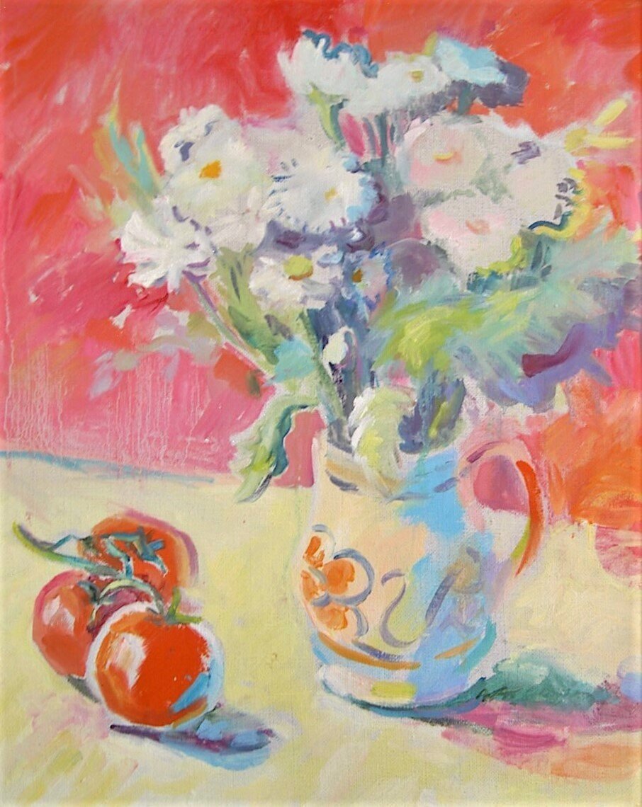 Матсар Майе - Rosso magenta 1    50х40, х.м., бд