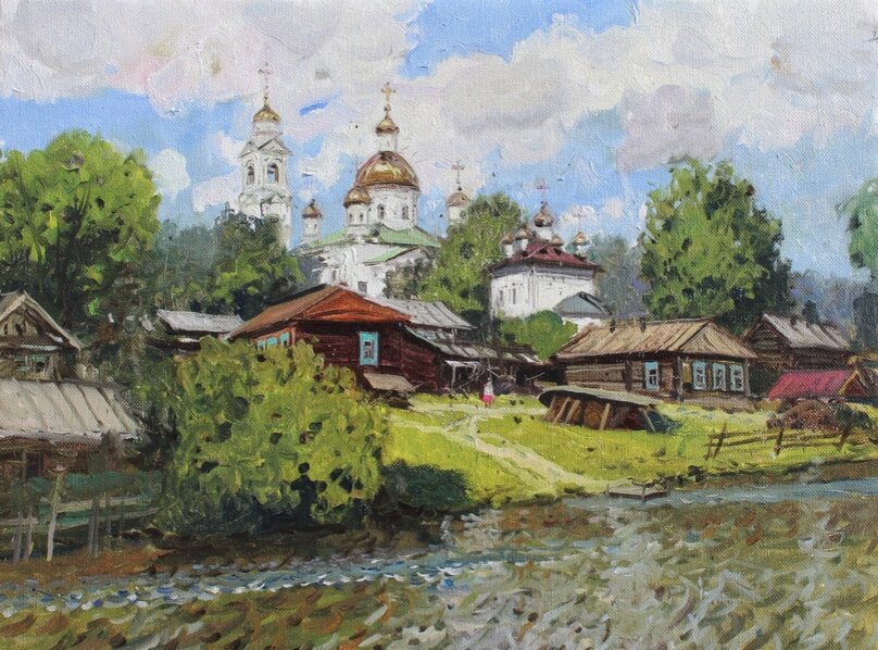 Валерий Копняк. "Троицын день" холст, масло