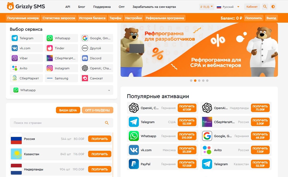 10 сервисов для приема смс и регистрации | TIGER SMS | Дзен