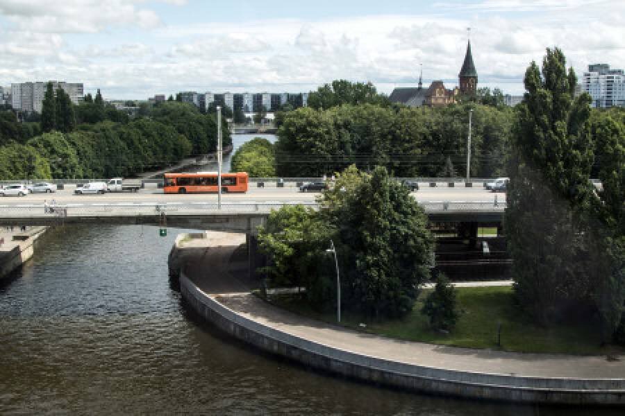 Эстакадный мост калининград