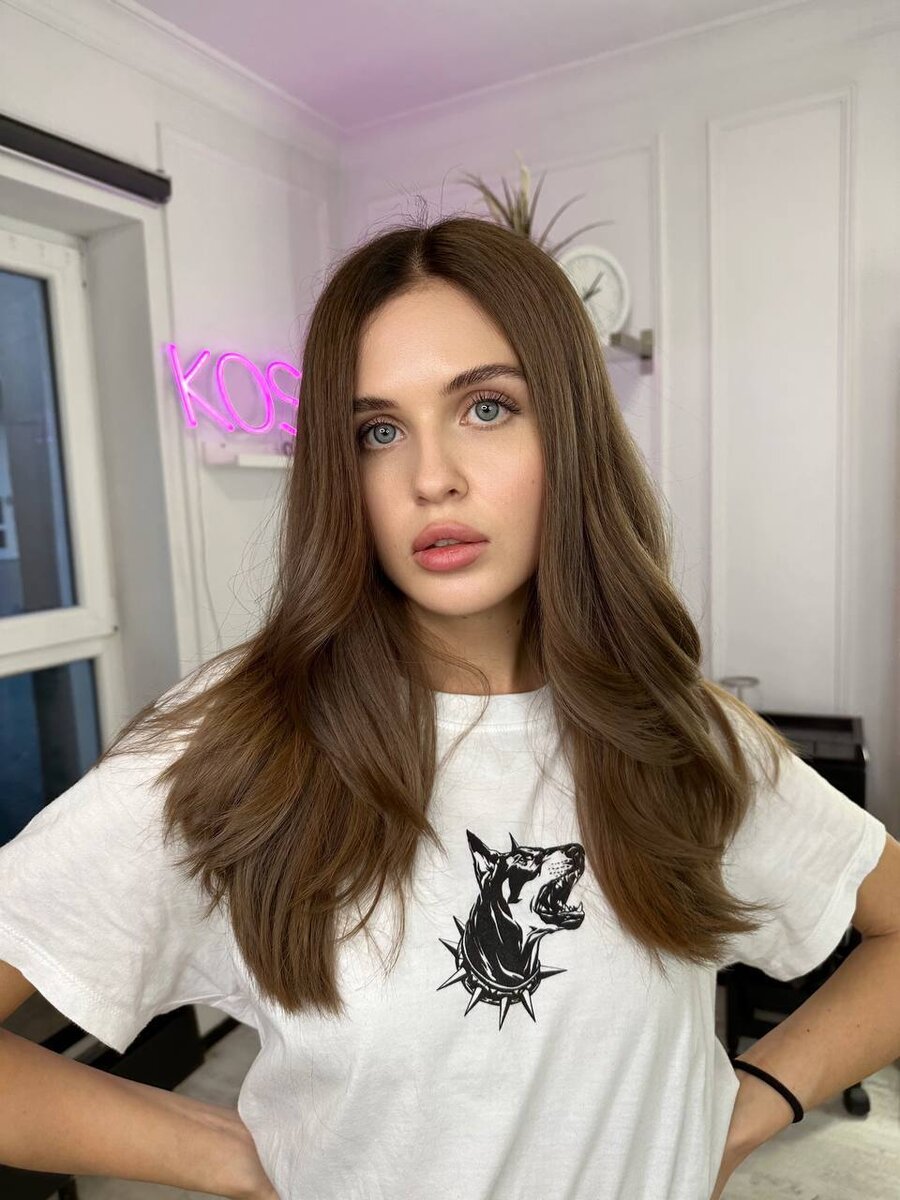 Работа стилиста Kosa Colour Studio.