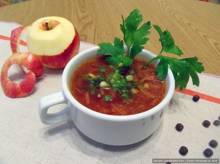 Борщ с яблоком от Яндекса