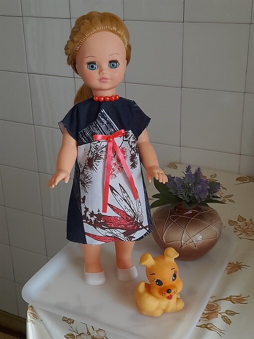 Летнее платье для куклы Лизы "Грозовой перевал". Июнь, 2023. 